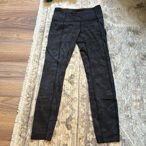Lululemon camo fast and free leggings
